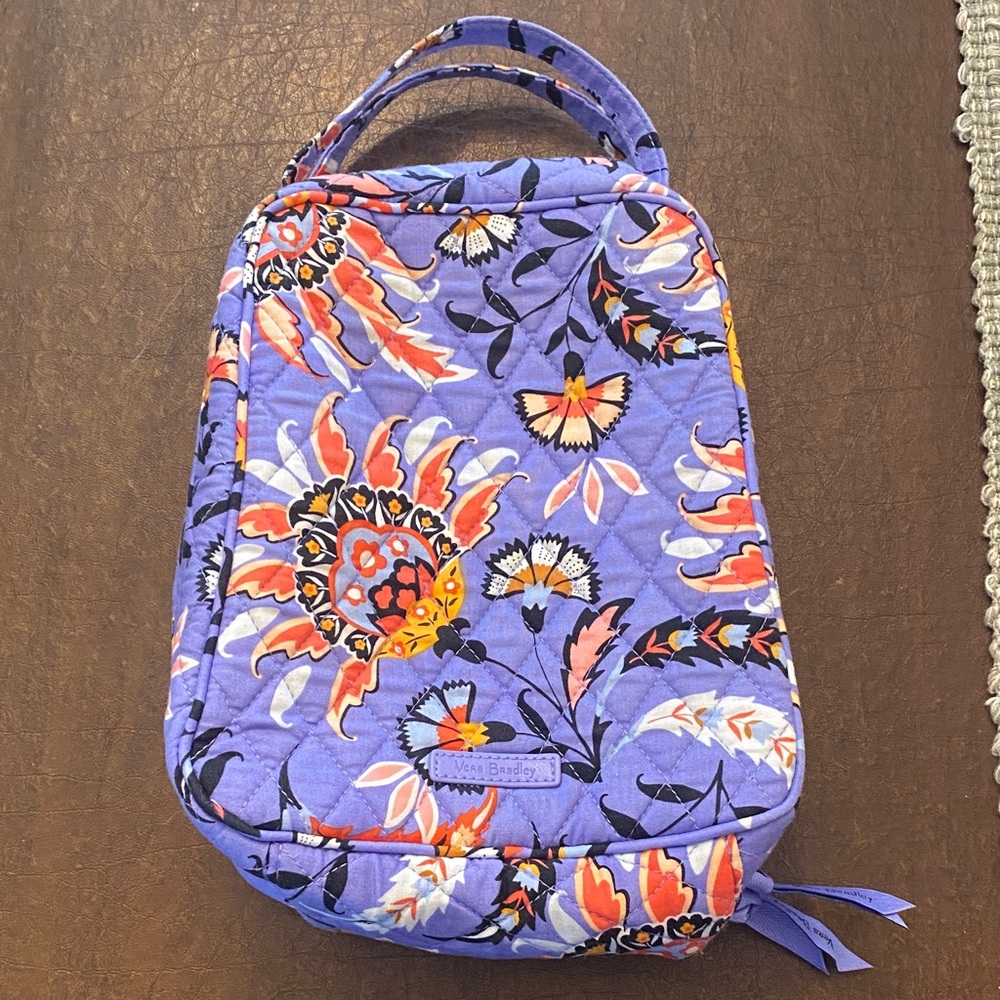 Vera Bradley Floral Purple Women's lunch Bag box